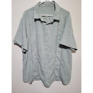 Unbranded Button‎ Down Shirt Mens XXL Olive Green